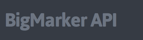 Bigmarker api logo
